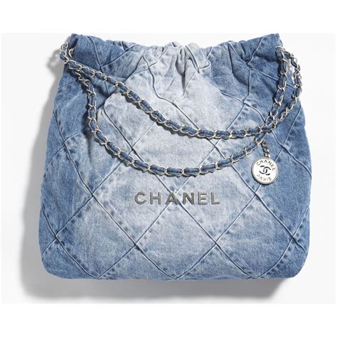 chanel 22 bag size|chanel denim bag 2022.